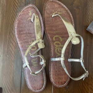 Gold Sam Edelman Sandals
